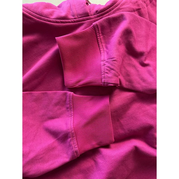 FASHION ZERO WOMEN'S FUCHSIA PINK PULLOVER HOODIE NWT SIZE M - Picture 4 of 7